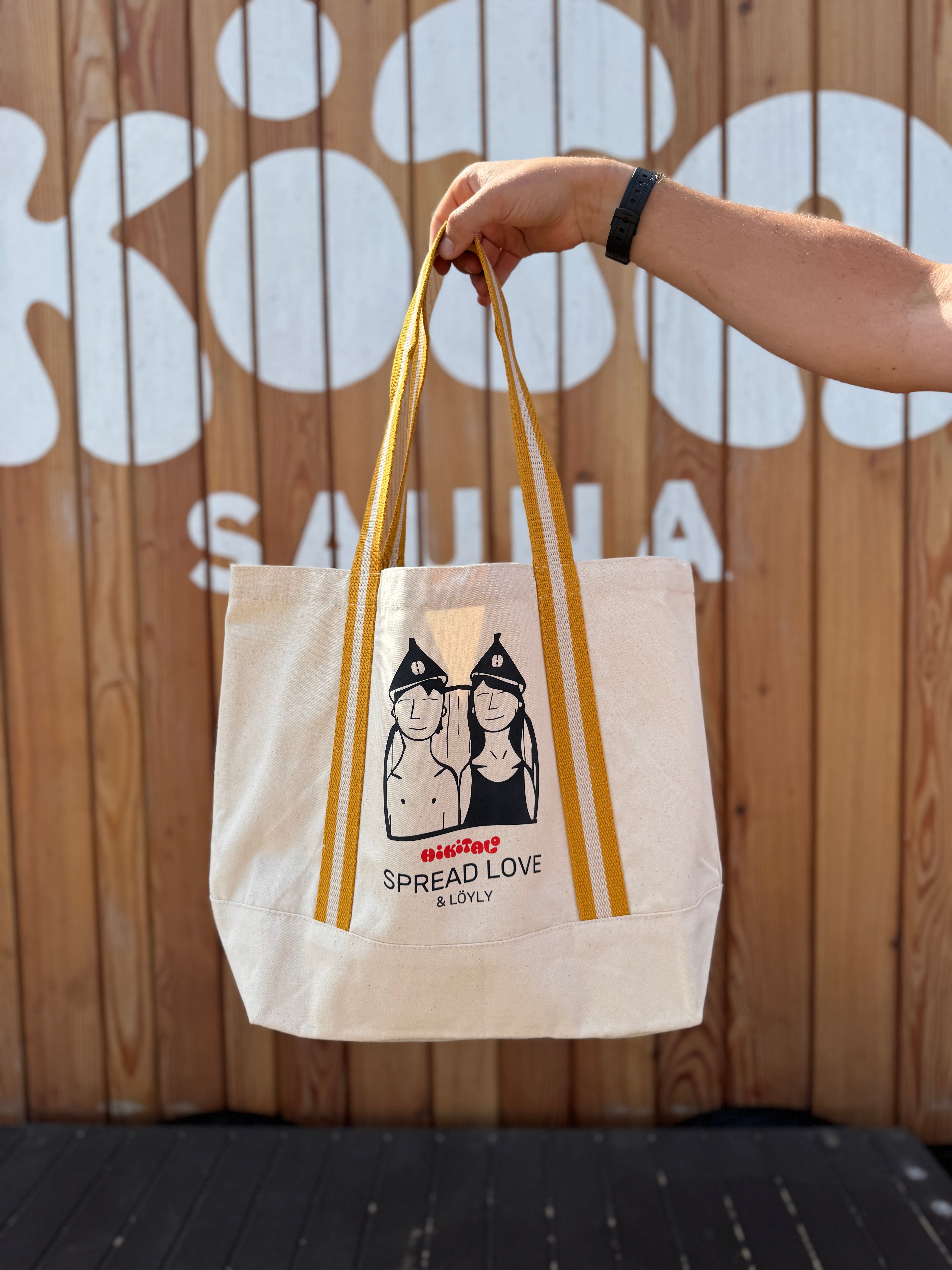 Spread Love & Löyly Hikitalo Organic Beach Bag