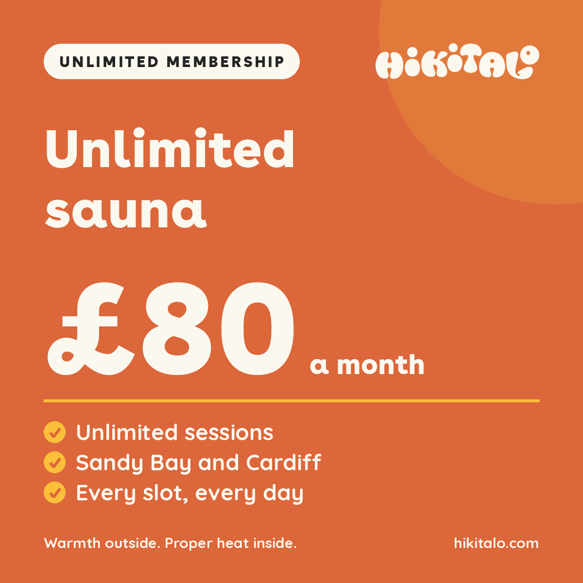 Unlimited Sauna Membership